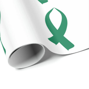 Medvetenhetband (grönt) presentpapper