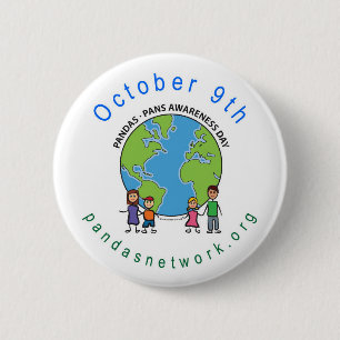 Medvetenhetdagen för PANDAS/PANS Oktober 9th Knapp