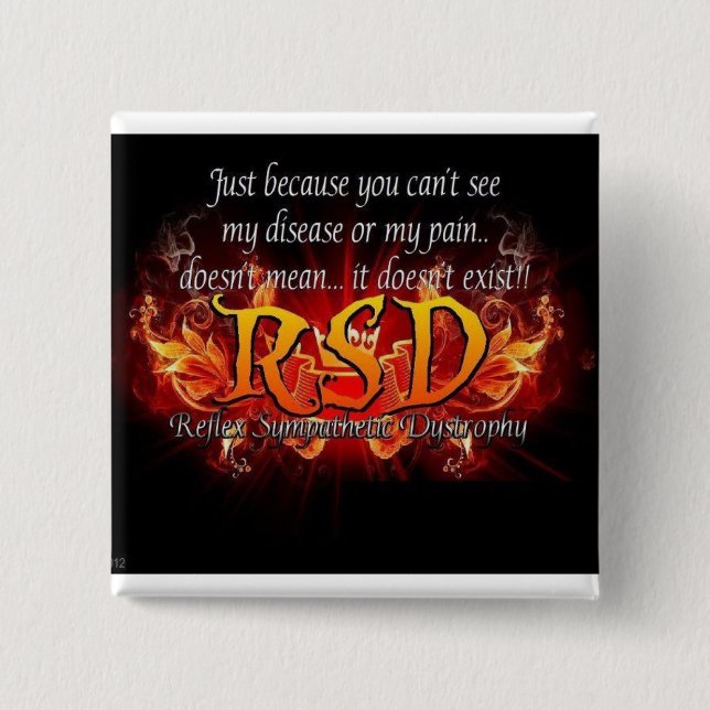 Medvetenheten för R S D knäppas Knapp (Framsida)