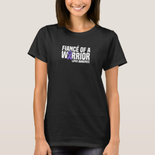 Medvetenheten hos en krigare Lila Ribbon Lupus T Shirt