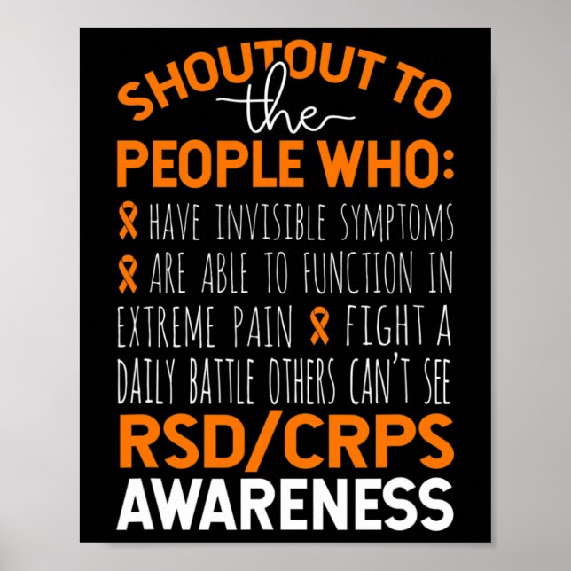Medvetenheten hos People CRPS Poster (Framsidan)