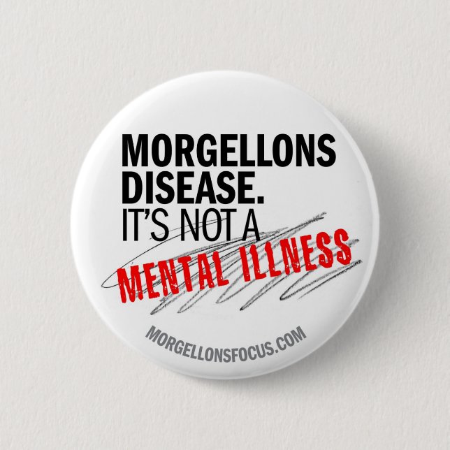 Medvetenheten knäppas - vit knapp (Framsida)