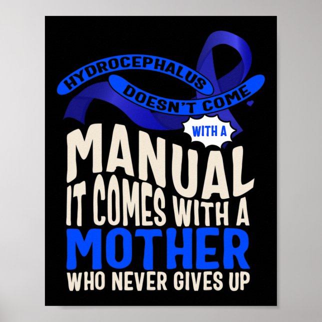 Medvetenheten Komar inte med en manuell vattentäth Poster (Framsidan)