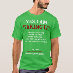 Medvetenheten om APS-sjukan som jag upplever i den T Shirt