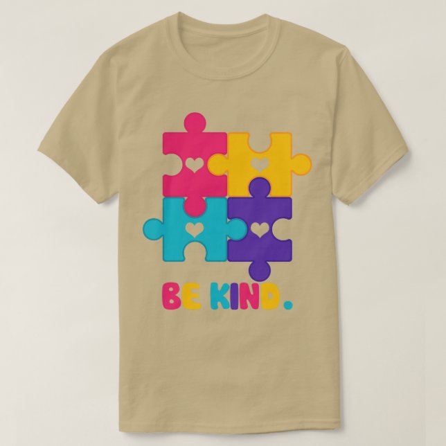 Medvetenheten om autism är av god autistisk barnme t shirt (Design framsida)