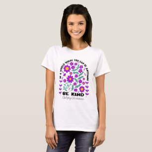 Medvetenheten om bohos Blommigt Epilepsi ska vara T Shirt