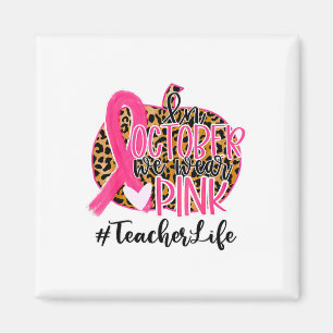 Medvetenheten om bröstcancer hos lärare i oktober magnet