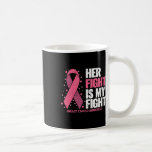 Medvetenheten om bröstcancer sprider sig i kampen  kaffemugg<br><div class="desc">Medvetenhet om bröstcancer skadar hennes kamp bröstcancer</div>