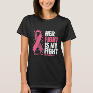 Medvetenheten om bröstcancer sprider sig i kampen t shirt