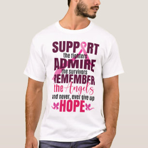 Medvetenheten om bröstcancer vid bröstcancer t shirt