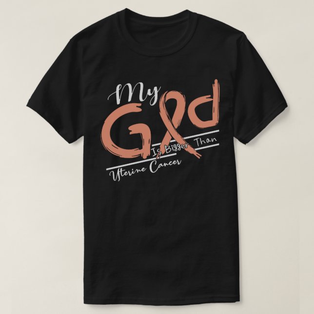 Medvetenheten om cancer i bröstcancer som min Gud  T Shirt (Design framsida)