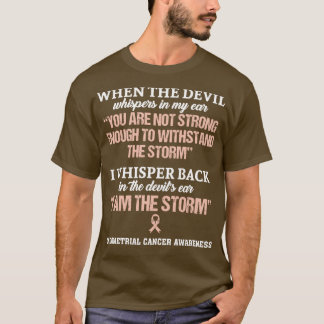 Medvetenheten om cancer i Endometrien är jag storm T Shirt