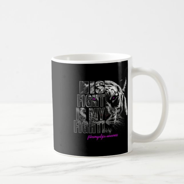 Medvetenheten om hans kamp är min kamp 1 kaffemugg (Höger)
