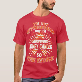 Medvetenheten om njurcancer är inte superkvinna ut t shirt