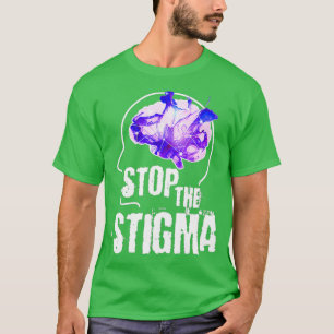 Medvetenheten om psykisk hälsa stoppar tigman t shirt