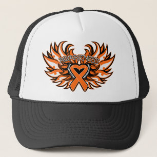 Medvetenhethjärta Wings.png för åtskillig Truckerkeps