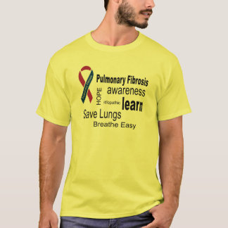 MedvetenhetT-tröja för Pulmonary Fibrosis Tröja