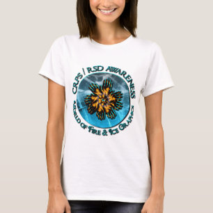 Medvetenhetvärlden för CRPS /RSD av avfyrar & T Shirt