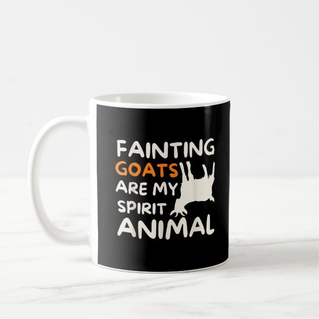 Medvetsförlamade Getter Är Min Andliga Djur Rolig  Kaffemugg (Vänster)