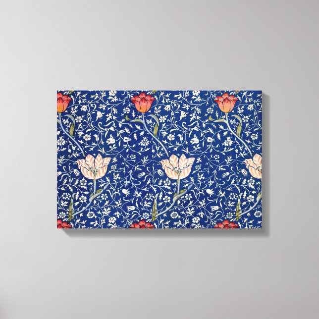 Medway Mönster (av William Morris) Canvastryck (Framsida)