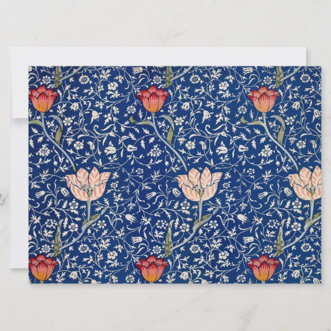 Medway Mönster (av William Morris) Kort (Framsida)