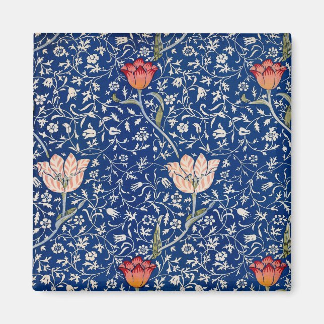 Medway Mönster (av William Morris) Magnet (Framsidan)