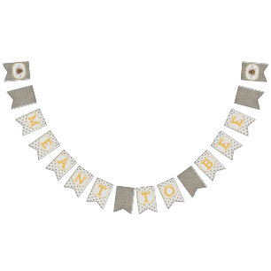 Meed to Bee - Svartvit banderoll Vimplar