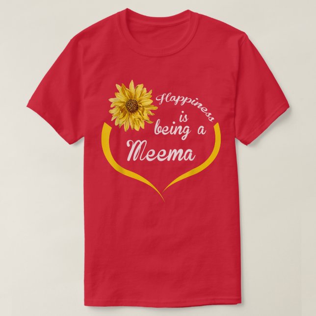 Meema Gift-lyckan är ett medel T Shirt (Design framsida)