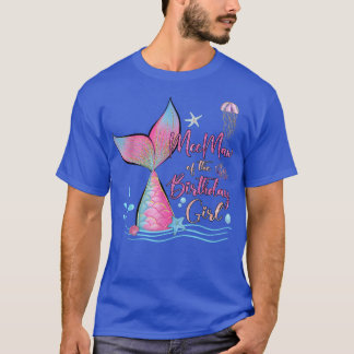 MeeMaw of the Birthday Girl Sjöjungfru Magic Famil T Shirt