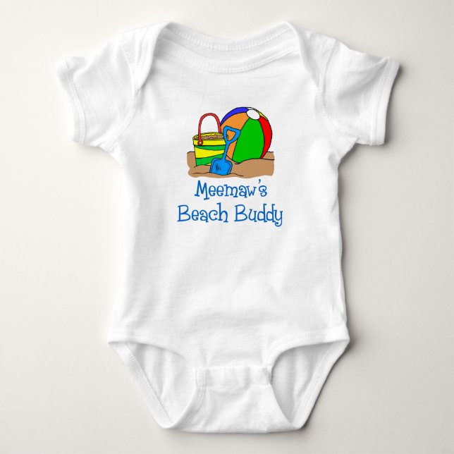 Meemaws Beach Buddy T Shirt (Framsida)