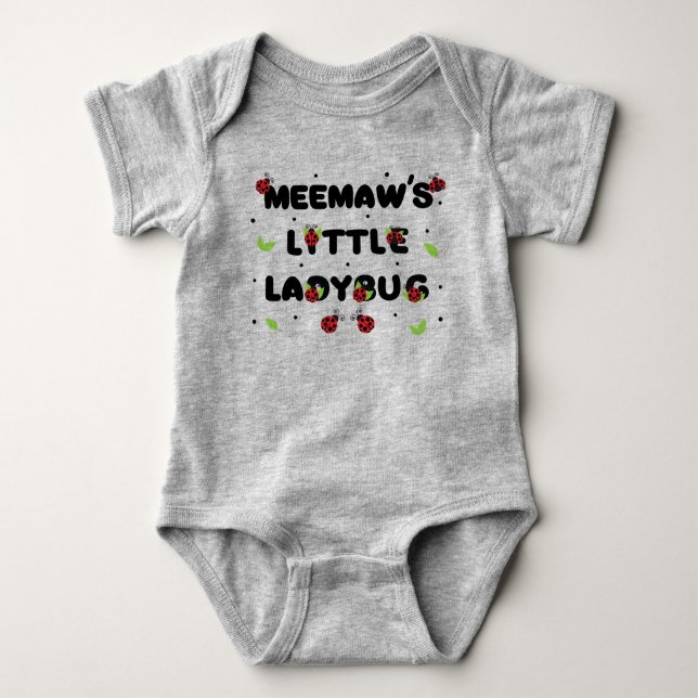 Meemaws lilla nyckelpiga - Söt  T Shirt (Framsida)