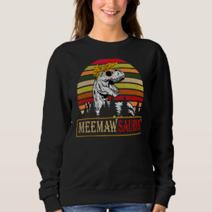 Meemawsaurus Rex Dinosaur Meemaw Saurus Family mot T Shirt