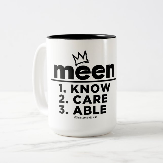 MEEN Två-Tonad MUGG (Framsida vänster)