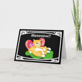 Meeooow!! var min valentin helgkort