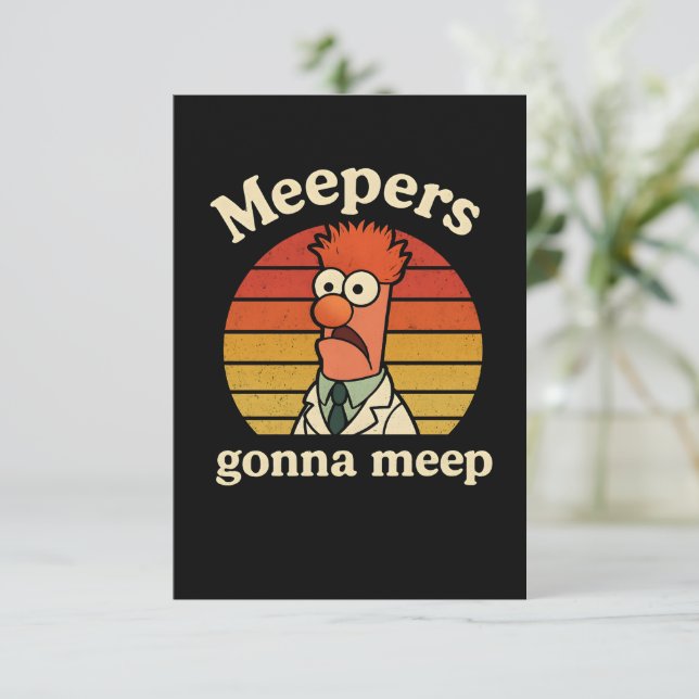 Meepers kommer att meepa tack kort (Stående Fram)