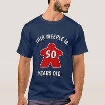 "Meeple är 50 år gammal!" Funny Birthday