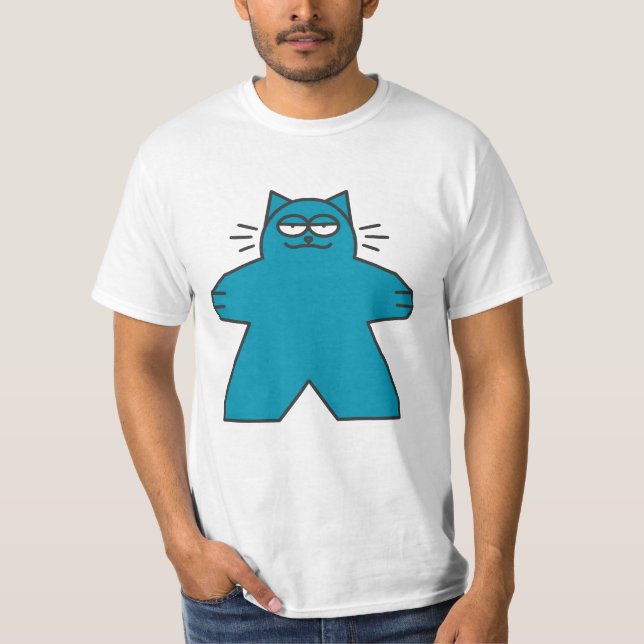 Meeple Cat Manar T-Shirt (Framsida)