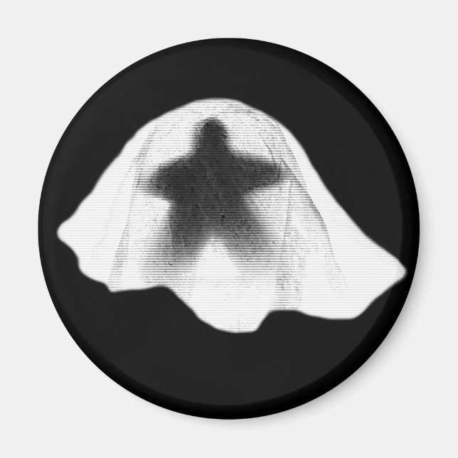 Meeple Ghost Magnet (Framsidan)