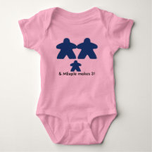 meeple gör tutuen för tre bebis