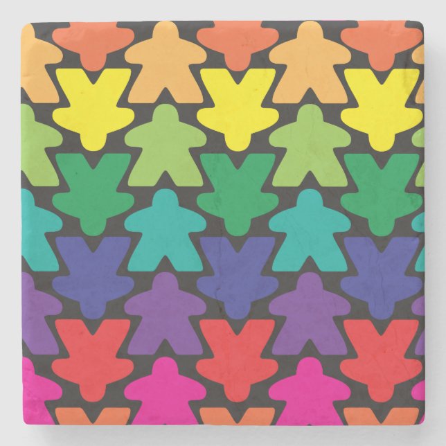 Meeple kustfartyg stenunderlägg (Framsidan)