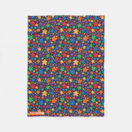 Meeple mönsterfilt fleecefilt