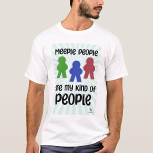 Meeple People Roligt Board Game Night Slogan T Shirt