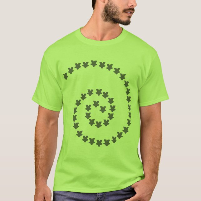 Meeple Spiral - Basic T Shirt (Framsida)