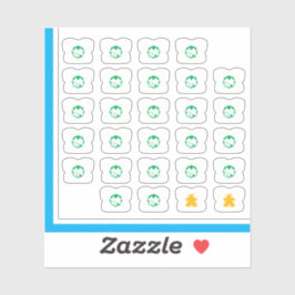 Meeple Tee - Bort spelfamilj Klistermärken