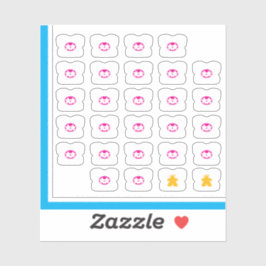 Meeple Tee Stickers - Board Game Couple Klistermärken