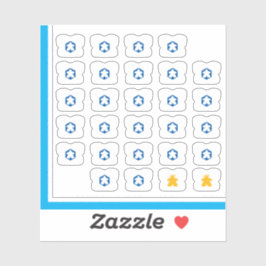 Meeple Tee Stickers - Board Game Guy Klistermärken