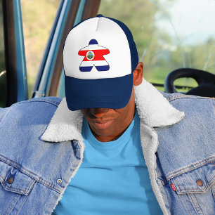 Meeple Ticos (Costa Rica) Hatt Keps