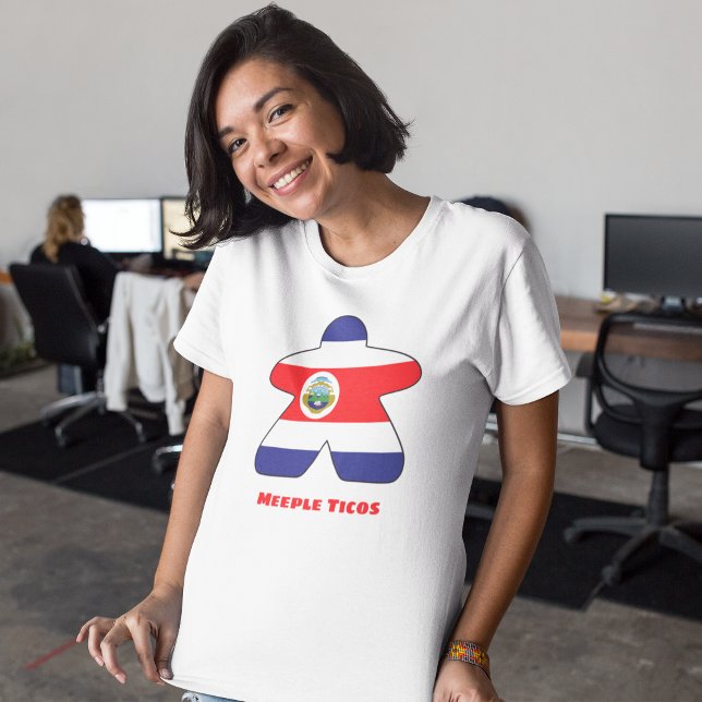 Meeple Ticos (Costa Rica) Womens Shirt T Shirt (Skapare uppladdad)