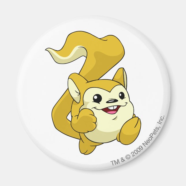 Meerca Gult Magnet (Framsidan)