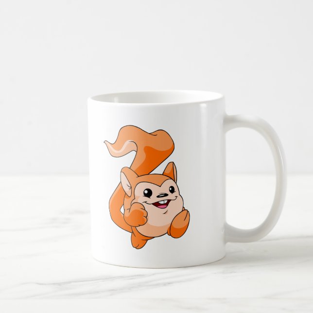 Meerca orange kaffemugg (Höger)